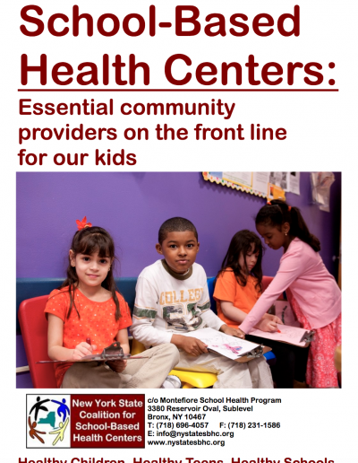 School-Based Health Centers:Essential community providers on the front line for our kids